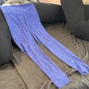 Blue Heathered Leggings